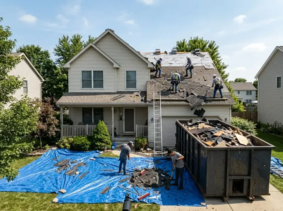 roof-replacement-debris-remova-004 — frequently asked questions, Cheapest Dumpster Rentals in Weston Lakes, TX